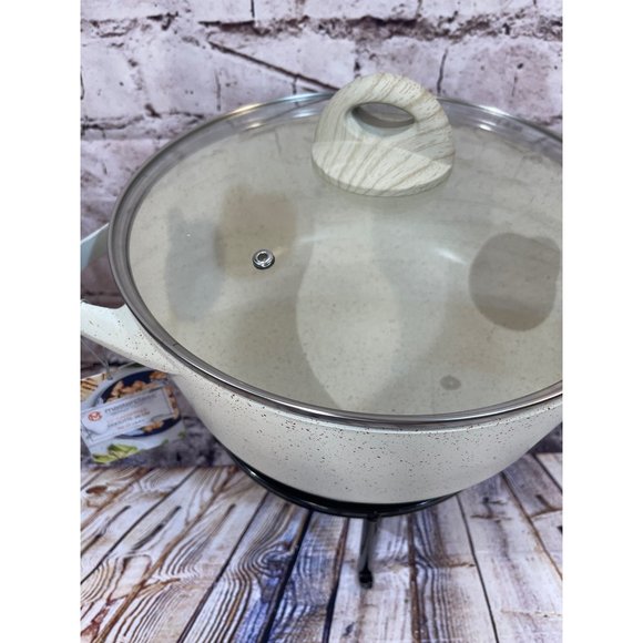 Master class 11” 2 Pc. Casserole Pan with Reddish Speckled - Picture 4 of 6